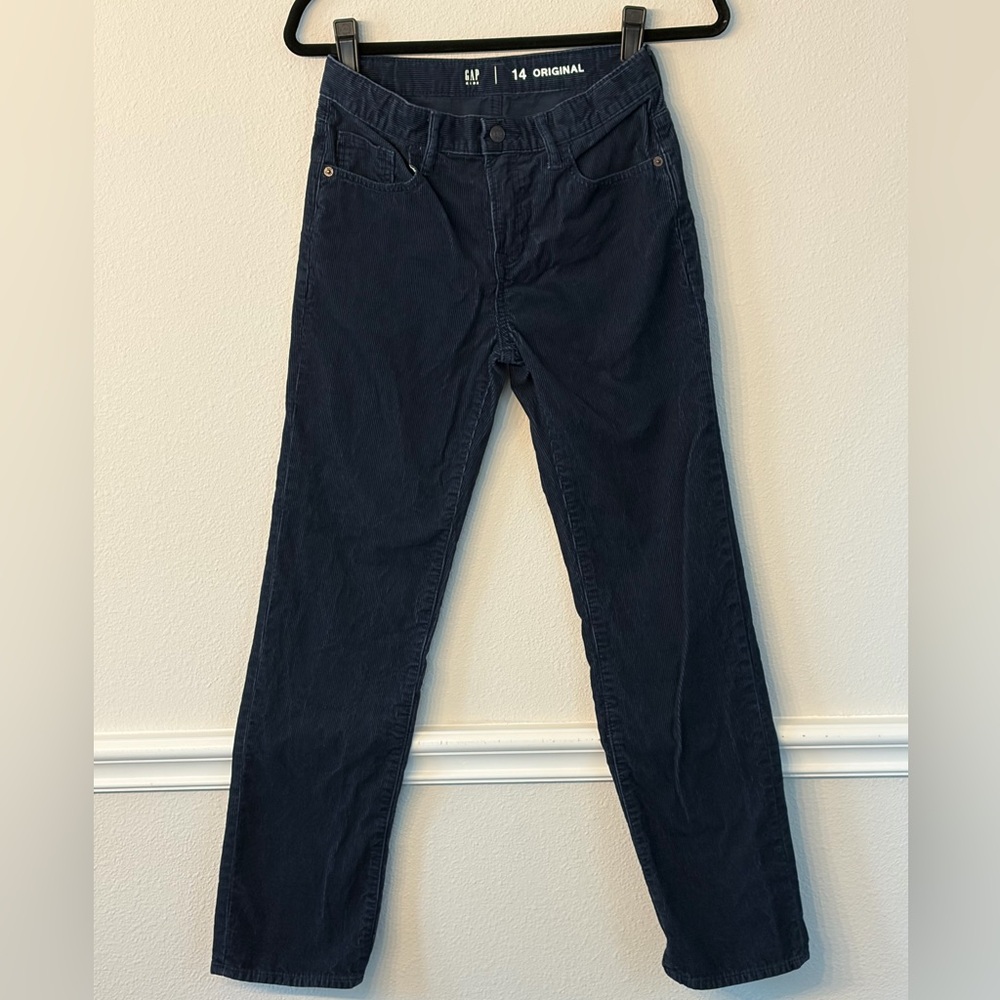 GAP Navy Boys Corduroy Pants